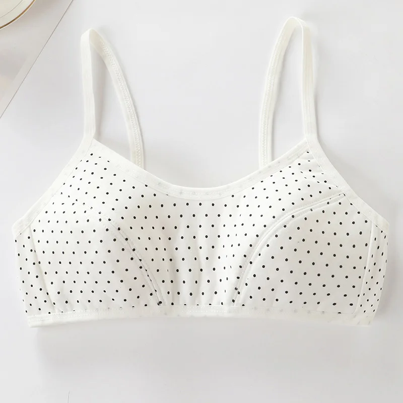 4 Pcs/Lot Girls Brassiere Cotton Underwear Back Buckle Design Adolescent Girls Training Bras Breathable Teenage Girl Tops Bra