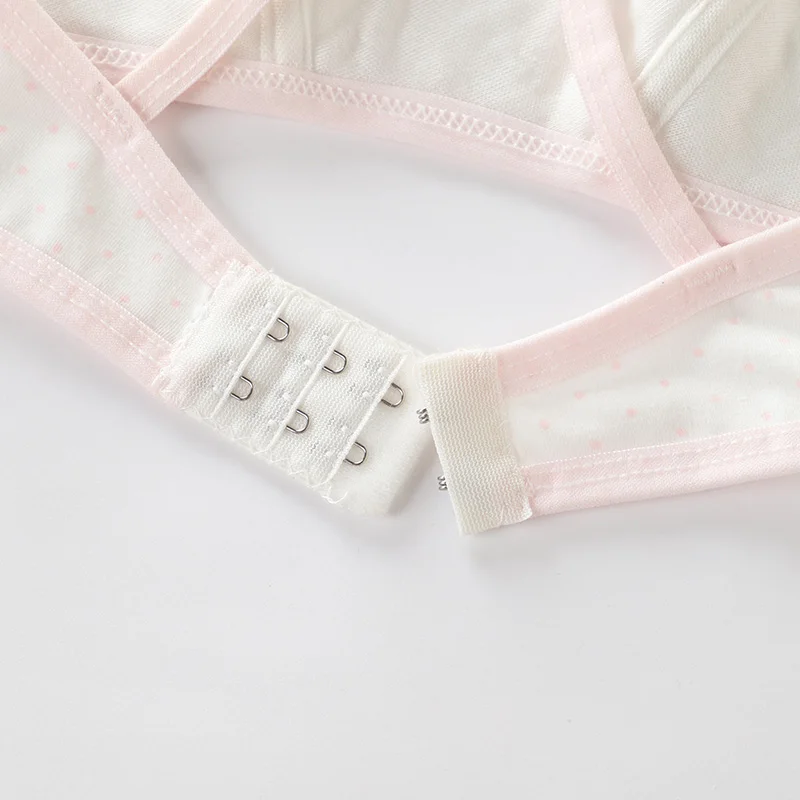 4 Pcs/Lot Girls Brassiere Cotton Underwear Back Buckle Design Adolescent Girls Training Bras Breathable Teenage Girl Tops Bra