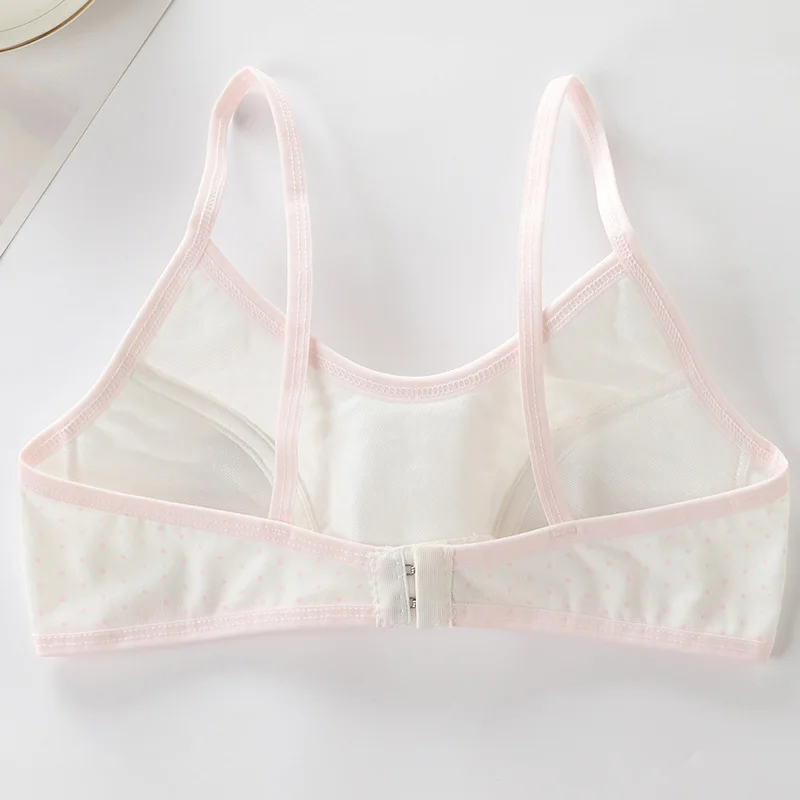4 Pcs/Lot Girls Brassiere Cotton Underwear Back Buckle Design Adolescent Girls Training Bras Breathable Teenage Girl Tops Bra