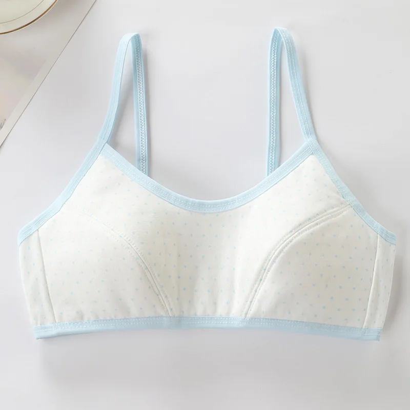 4 Pcs/Lot Girls Brassiere Cotton Underwear Back Buckle Design Adolescent Girls Training Bras Breathable Teenage Girl Tops Bra