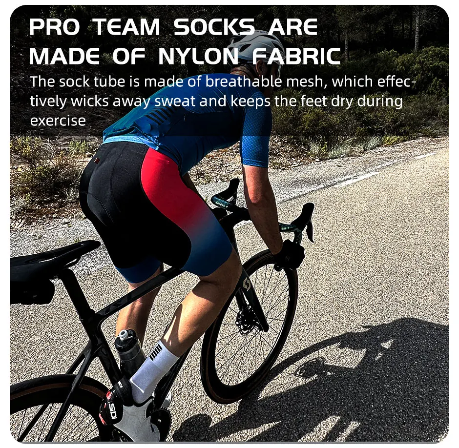 2 Pais High Quality Profession Team Men Women Cycling Socks Bike Socks Breathable Bicycle Socks Outdoor Sportswear Racing Socks