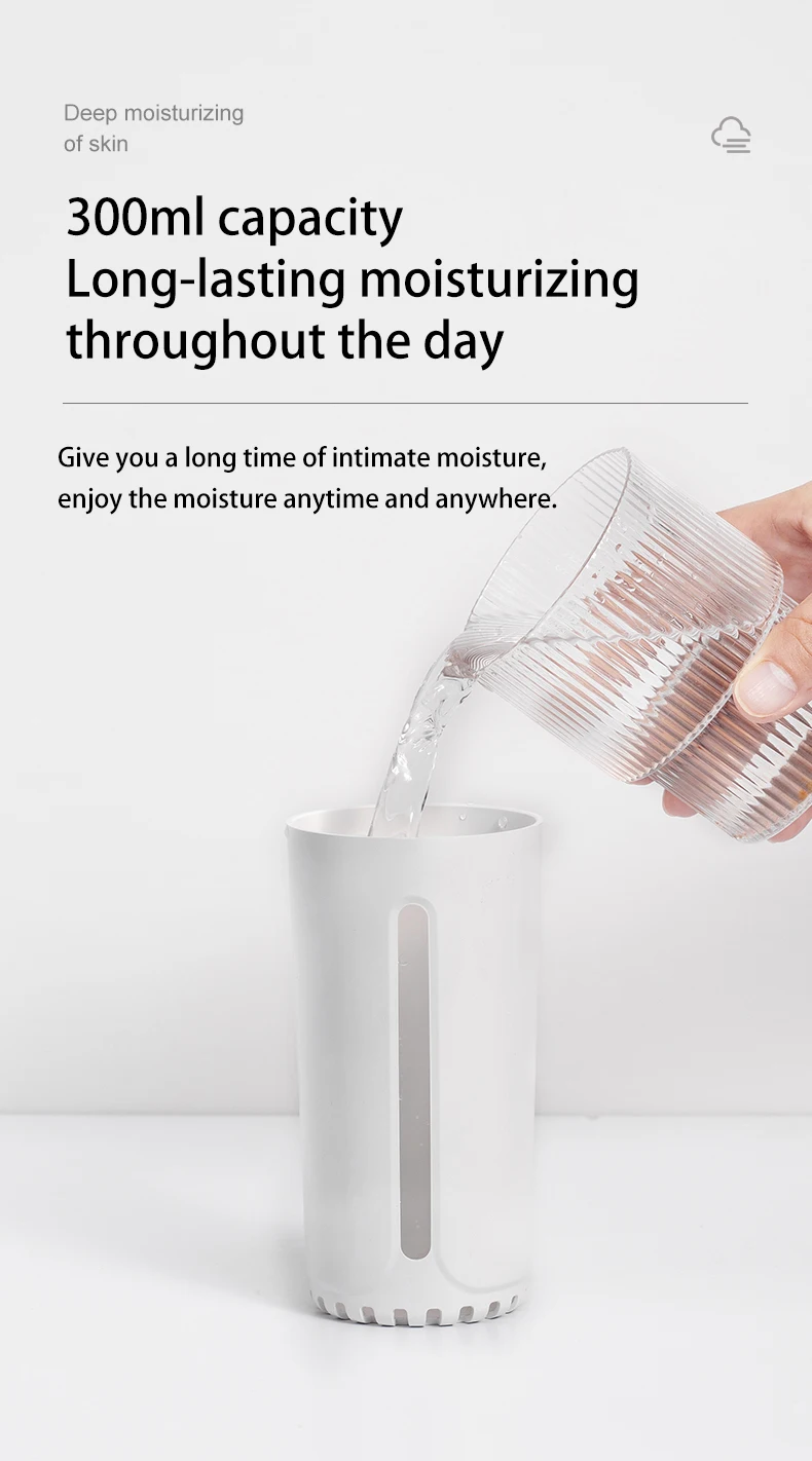Wireless Car Air Humidifier Portable 300ML or USB Diffuser Mist Maker for Home Bedroom with RGB LED Colorful Lights
