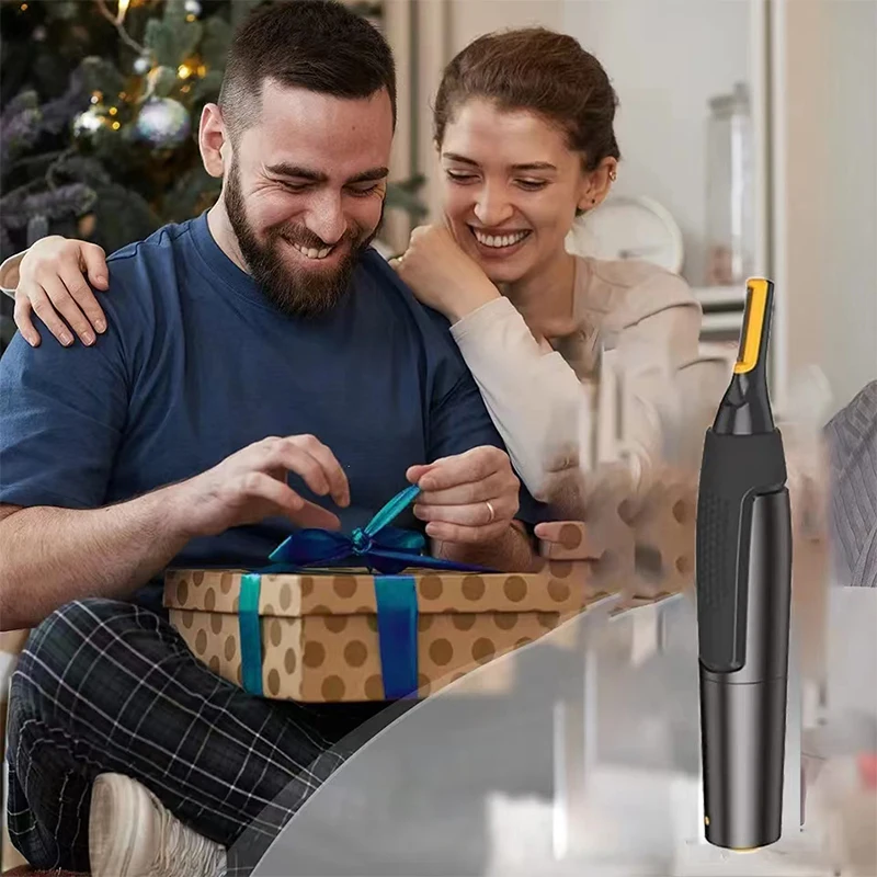 Ultra Thin Precision Trimmer Electric Nose Hair Trimmer Mini Portable Ear Trimmer For Men Nose Hair Shaver Waterproof Safe Clean