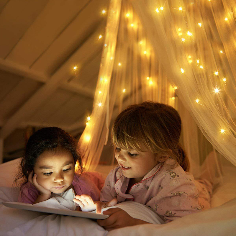 5M 10M Waterproof USB Battery LED Lights String Copper Wire Fairy Garland Light Lamp Christmas Wedding Party Holiday Lighting