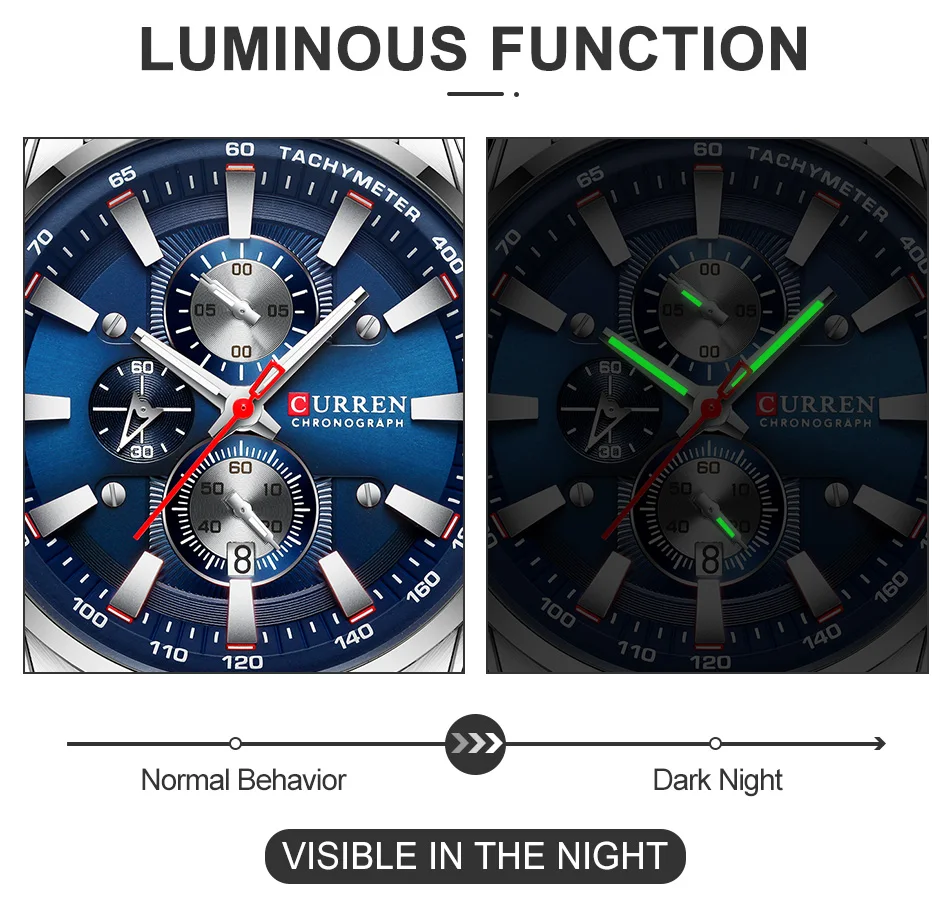New Watches for Men Top Luxury Brand CURREN Quartz Men’s Watch Sport Waterproof Wrist Watches Chronograph Date Relogio Masculino
