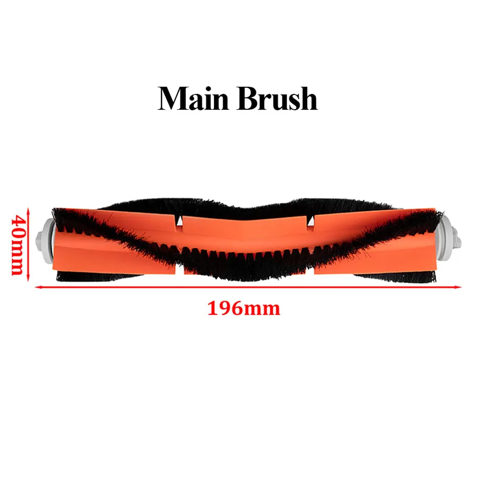 Hepa Filter Main Brush Side Brush Spare Parts For Xiaomi Mi 1s 1st Roborock S5 S50 Max Mijia Robot Vacuum Cleaner Accessories