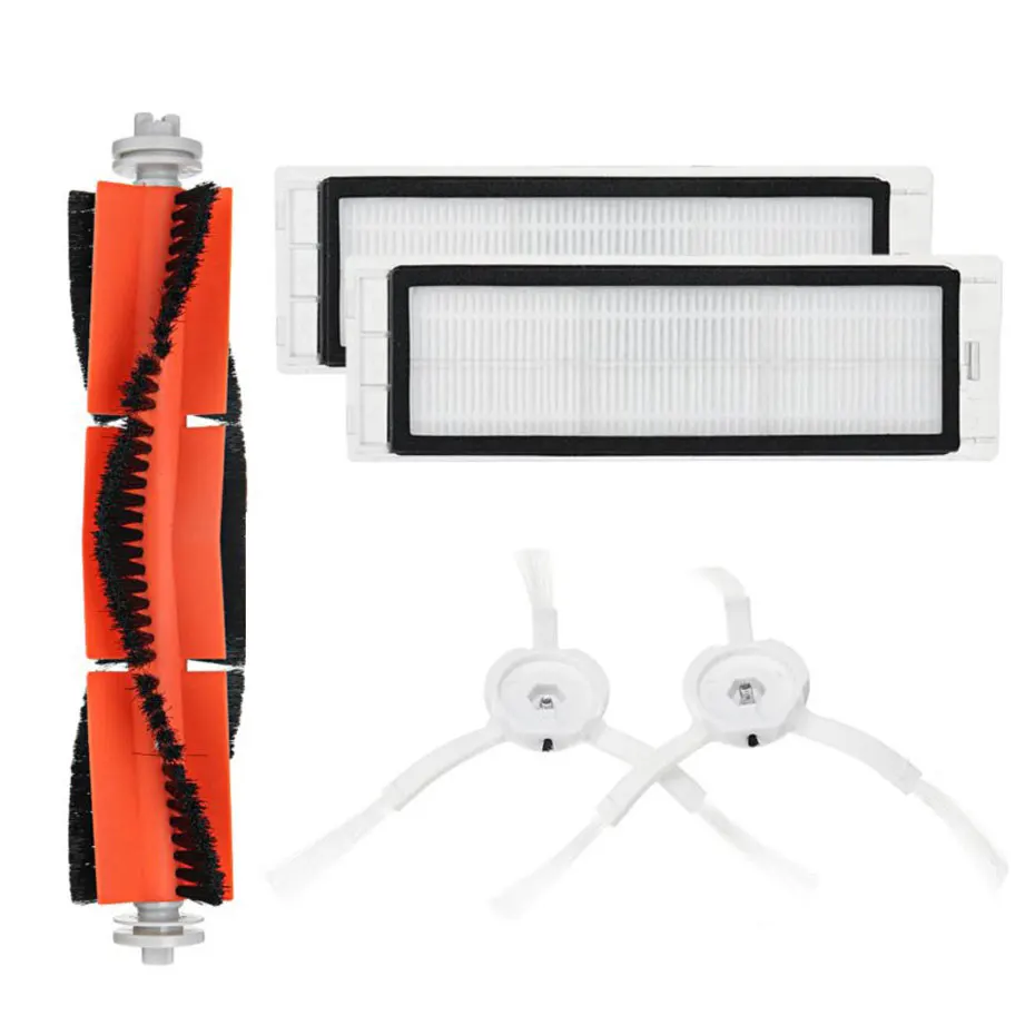Hepa Filter Main Brush Side Brush Spare Parts For Xiaomi Mi 1s 1st Roborock S5 S50 Max Mijia Robot Vacuum Cleaner Accessories