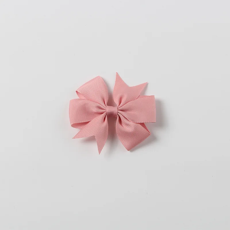 20pcs/lot Baby Girls Ribbon Bow Clips Hairpins Alligator Metal Hair Bows Clip Headwear Hairbows Hair Accessories