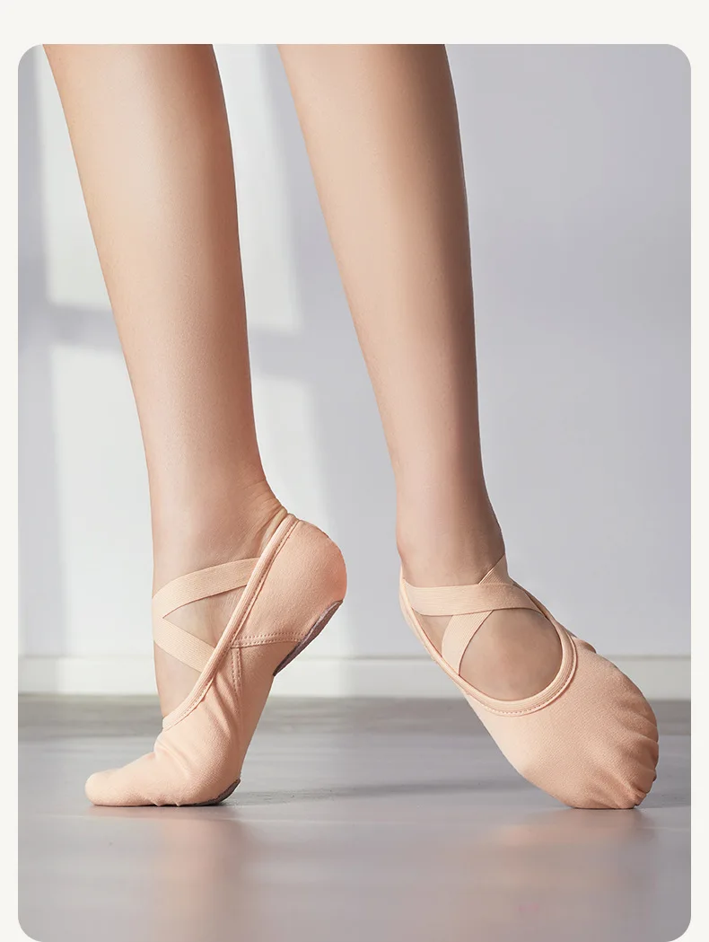 New Elastic Cloth Dance Shoes Soft-Soled Ballet Cat Claw Shoes Adult Girl Dance Yoga Male and Female Rhythmic Gymnastics Shoes