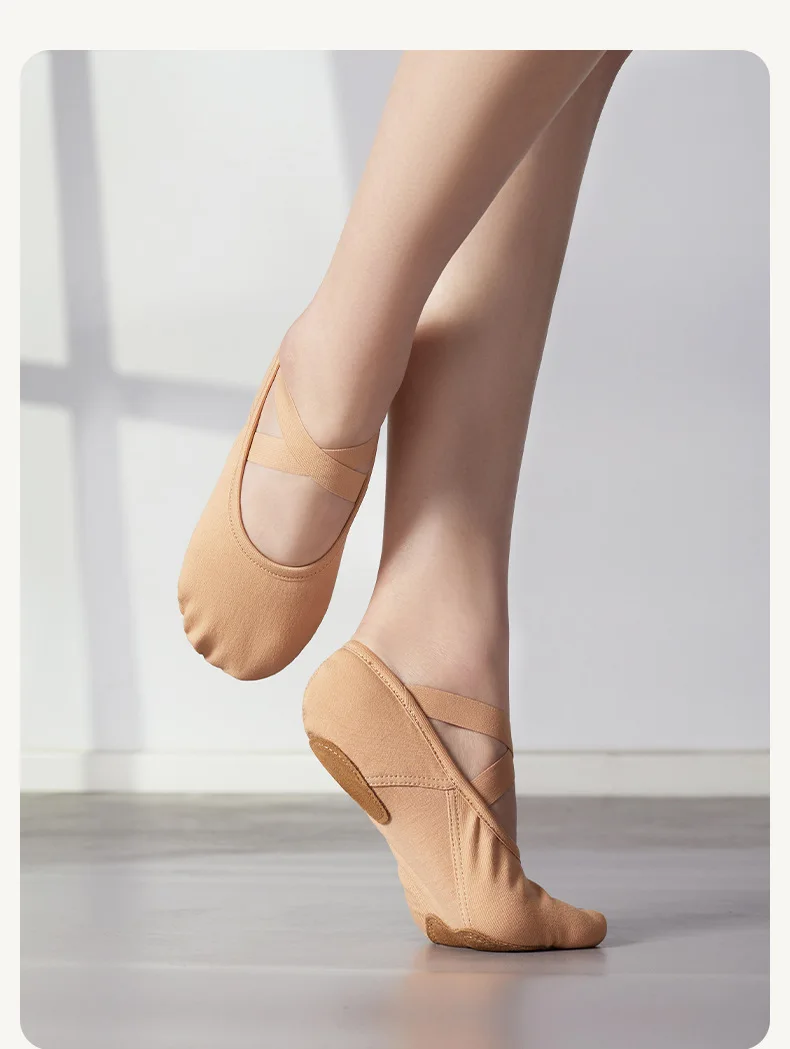 New Elastic Cloth Dance Shoes Soft-Soled Ballet Cat Claw Shoes Adult Girl Dance Yoga Male and Female Rhythmic Gymnastics Shoes