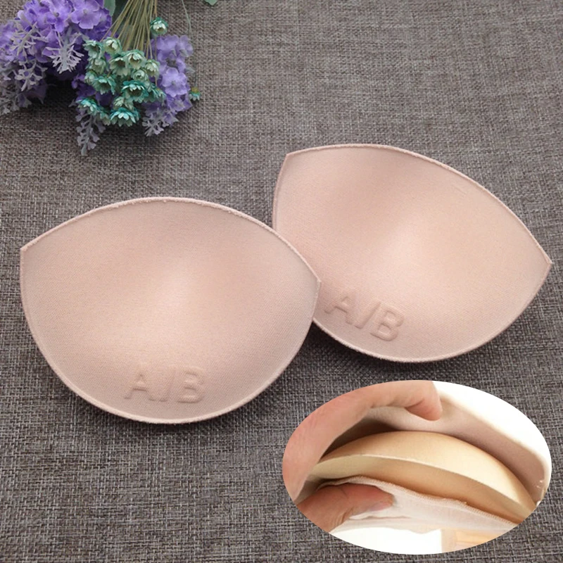 1/2/3Pair Sexy Thick Sponge Bra Pads Breast Insert Push Up Bra Enhancer Swimsuit Bikini Padded Removeable Chest Accessories