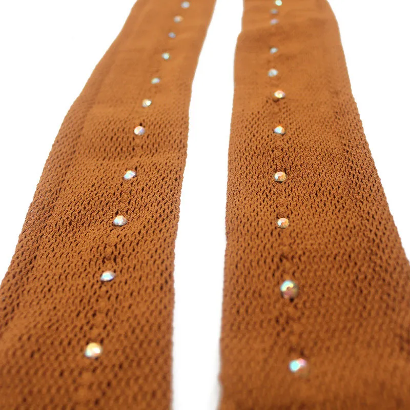 Sexy Rhinestone Women Tights BallroomLatin Dance Competitions Pantyhose Hard Yarn Elastic Shiny Fishnet Stockings Professional