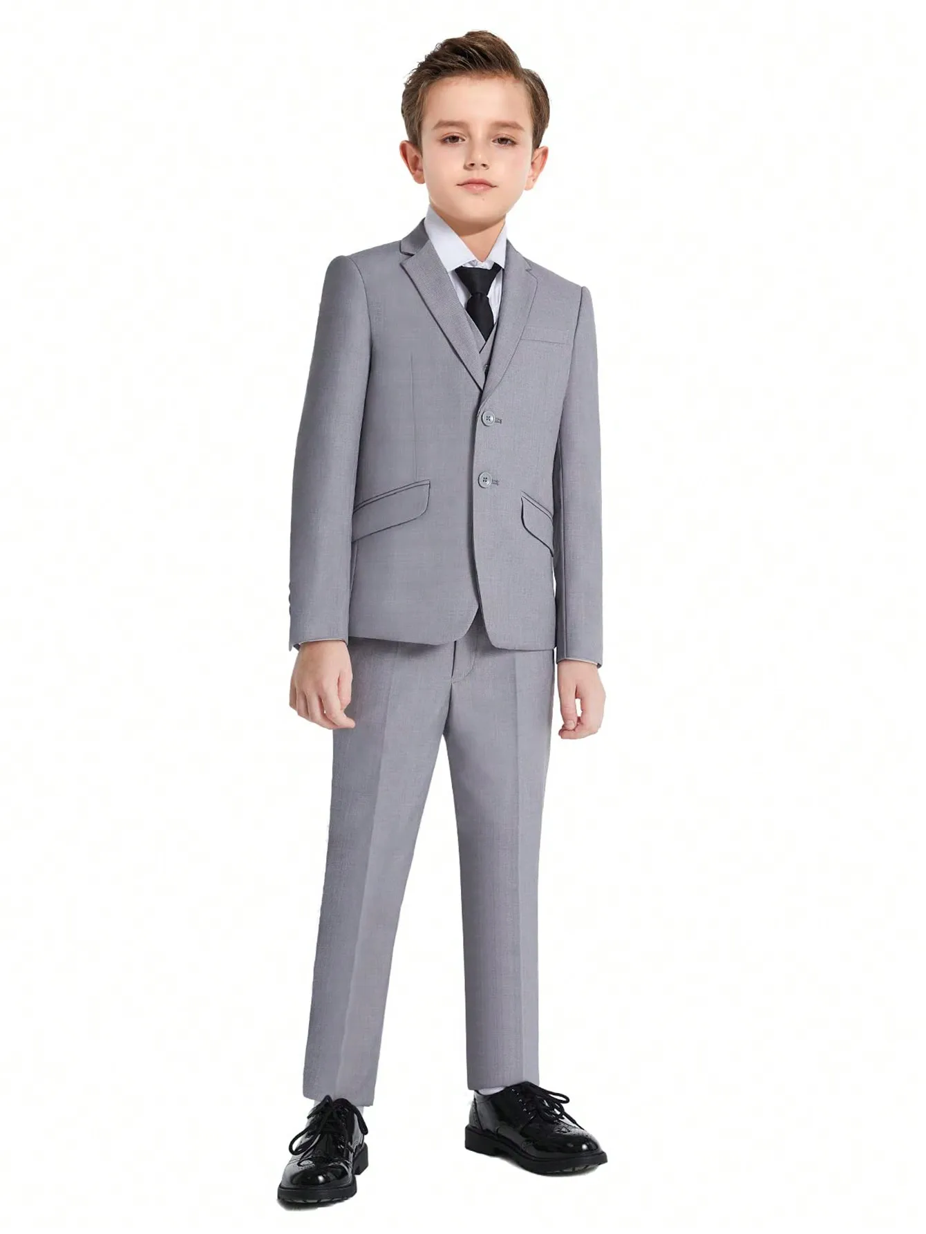 Boys Suits Colorful Formal Suits 5 Piece Slim Fit Dresswear Suit Set School Uniforms