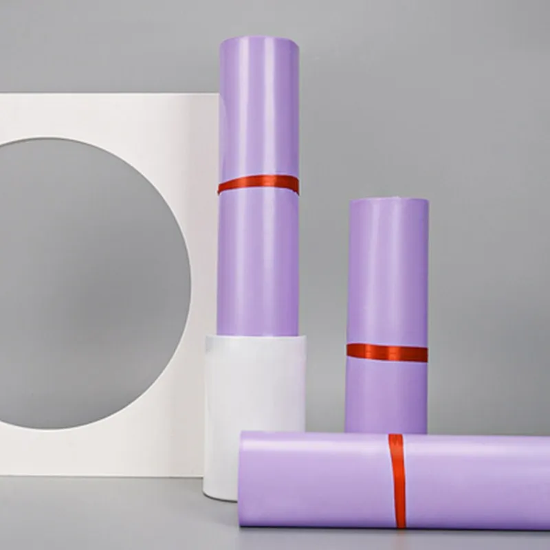 50Pcs Purple Courier Mailer Bags Packaging Poly Package Plastic Self-Adhesive Mailing Express Bag Envelope Postal Pouch Mailing