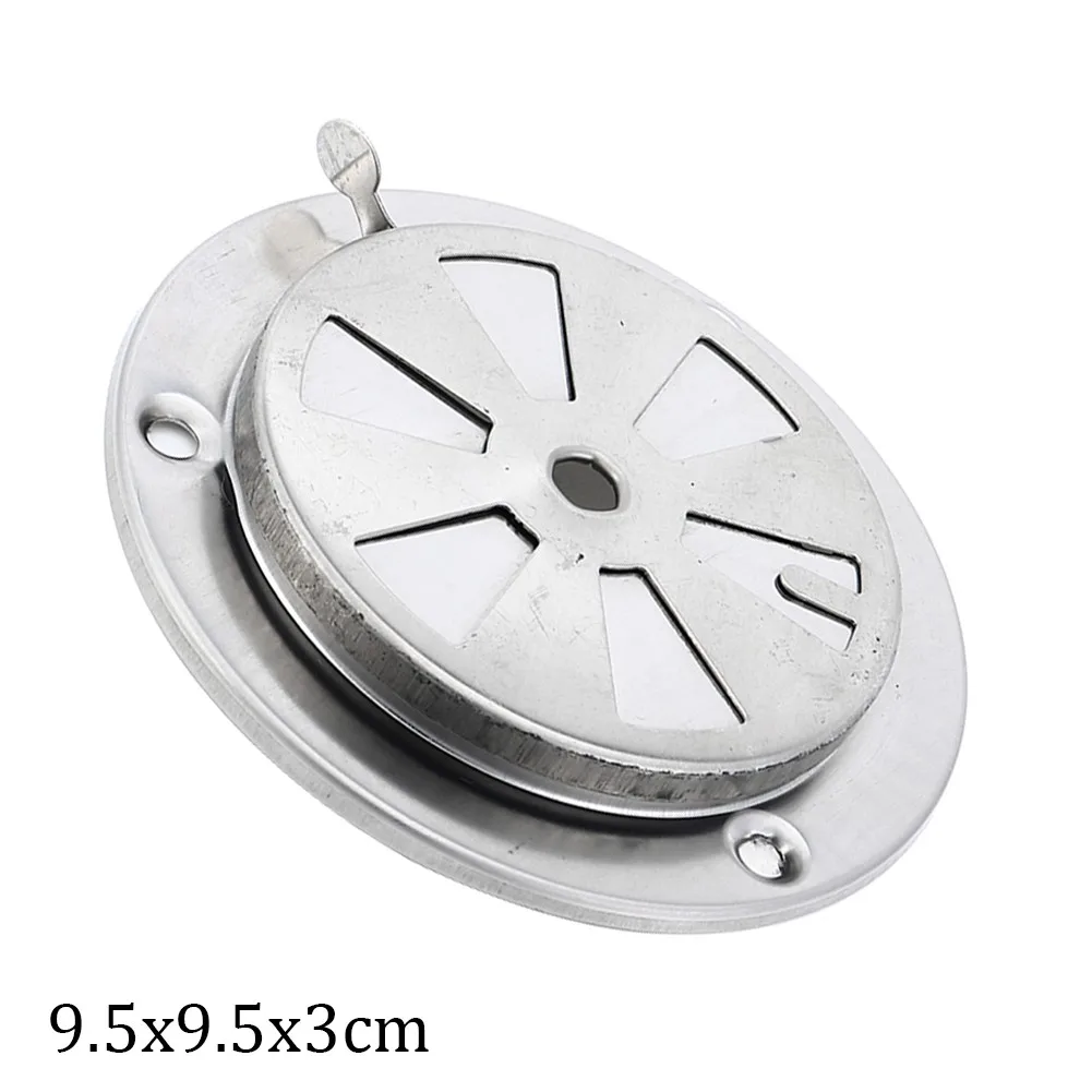 BBQ Grill Smoker Exhaust Vent Stove Air Vent Damper Stainless Steel Air Vent Hole BBQ Accessories Replacement Parts