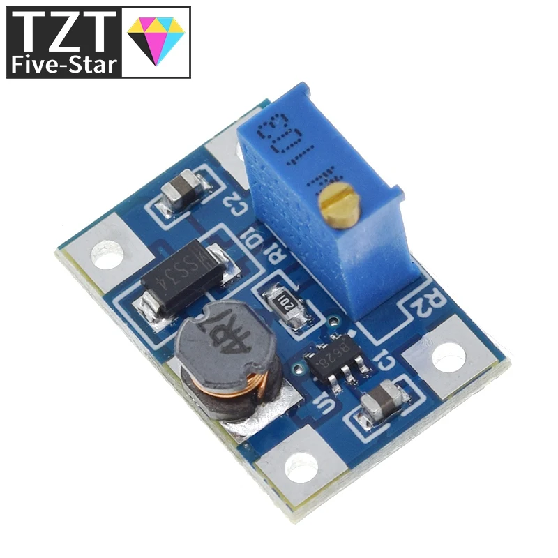 TZT 1/5PCS MT3608 DC-DC Step Up Converter Booster Power Supply Module Boost Step-up Board MAX output 28V 2A