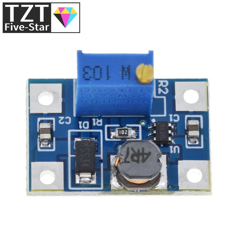 TZT 1/5PCS MT3608 DC-DC Step Up Converter Booster Power Supply Module Boost Step-up Board MAX output 28V 2A