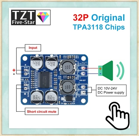 TZT 1/5PCS MT3608 DC-DC Step Up Converter Booster Power Supply Module Boost Step-up Board MAX output 28V 2A