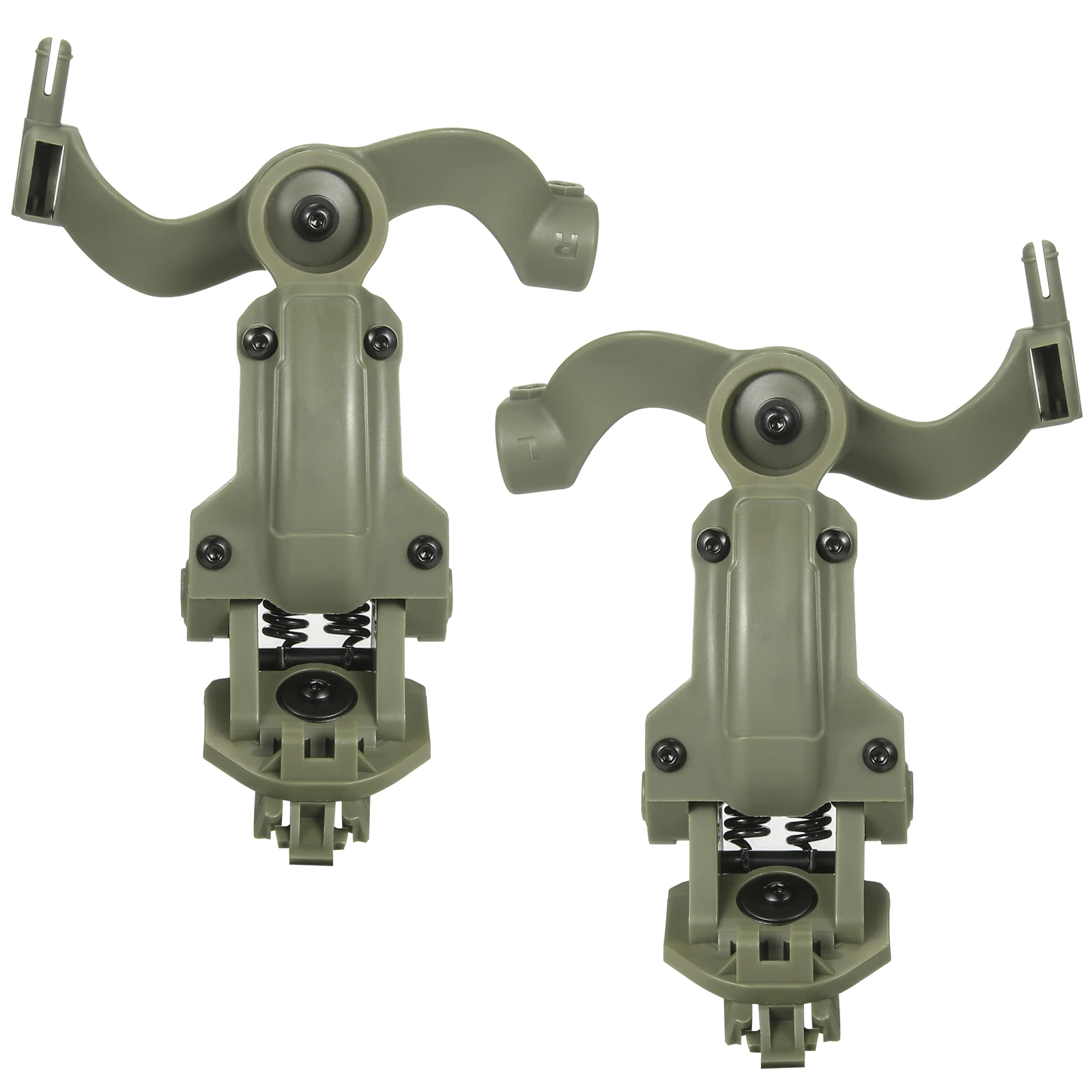 Shooting Headset Bracket Rail Mount Kit ARC Helmet Rail Adapter for OPS Core ARC and Team Wendy Rails Headphone Brackets