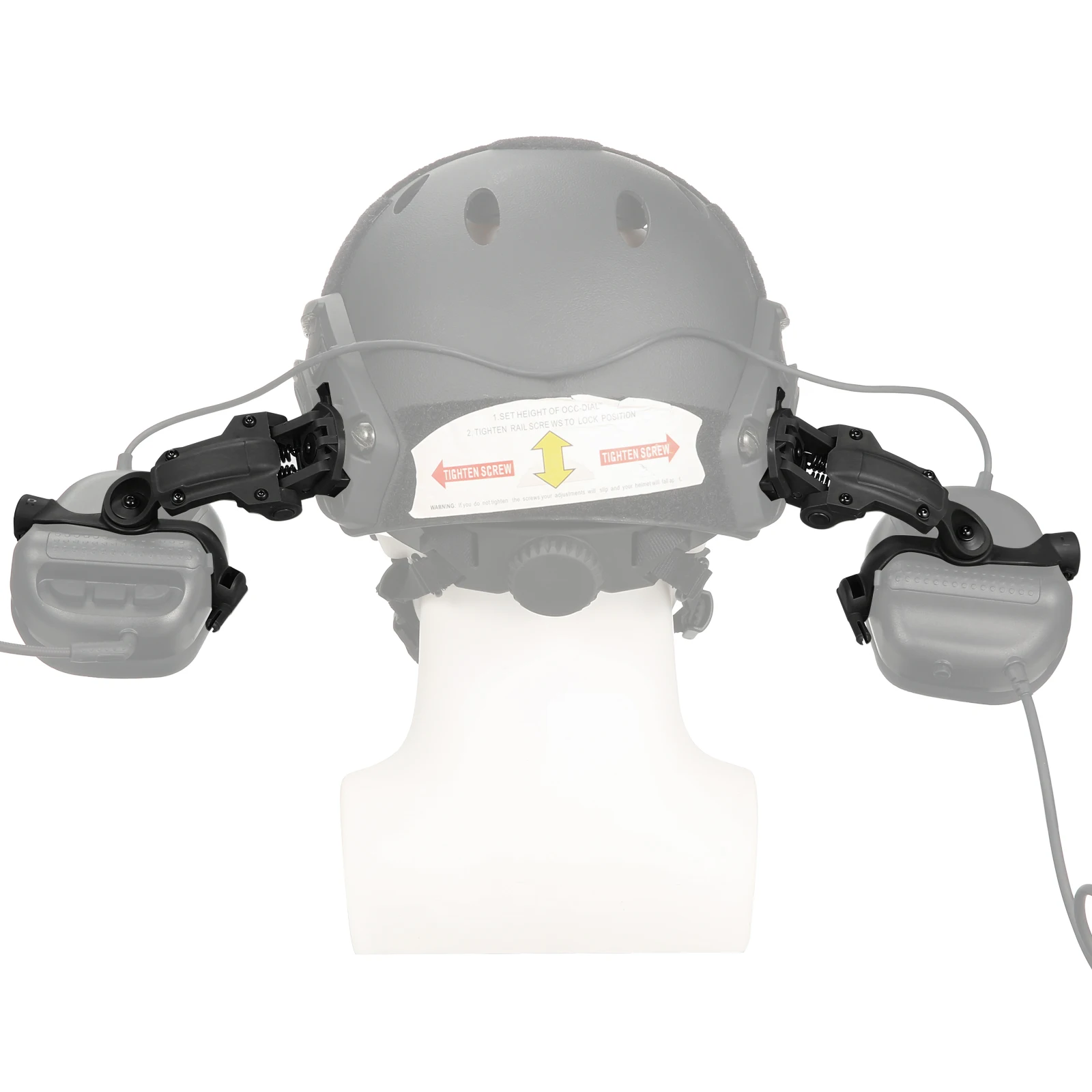 Shooting Headset Bracket Rail Mount Kit ARC Helmet Rail Adapter for OPS Core ARC and Team Wendy Rails Headphone Brackets
