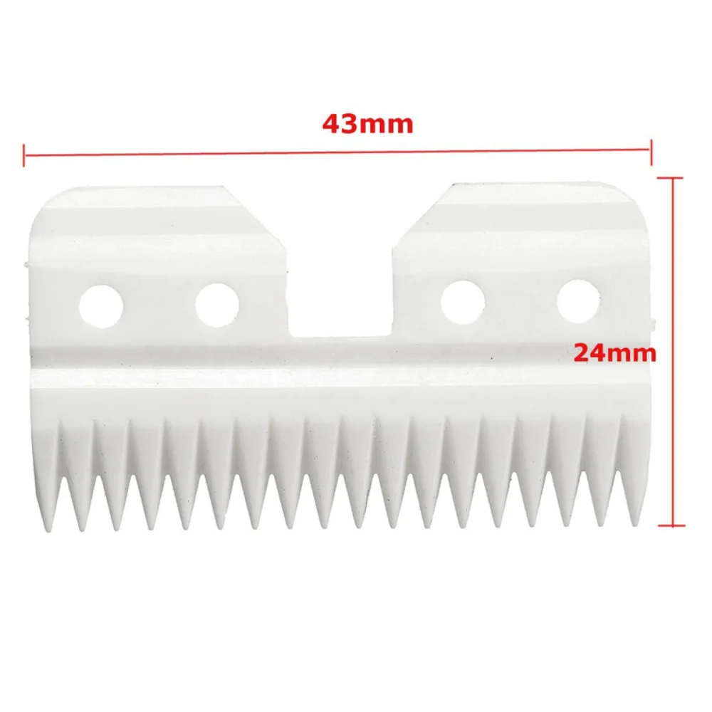 5pcs/lot 18 Teeth Ceramic Cutter Dog Grooming Blade Hair Clipper Blade Ceramic Cutters  Pet Grooming Scissors