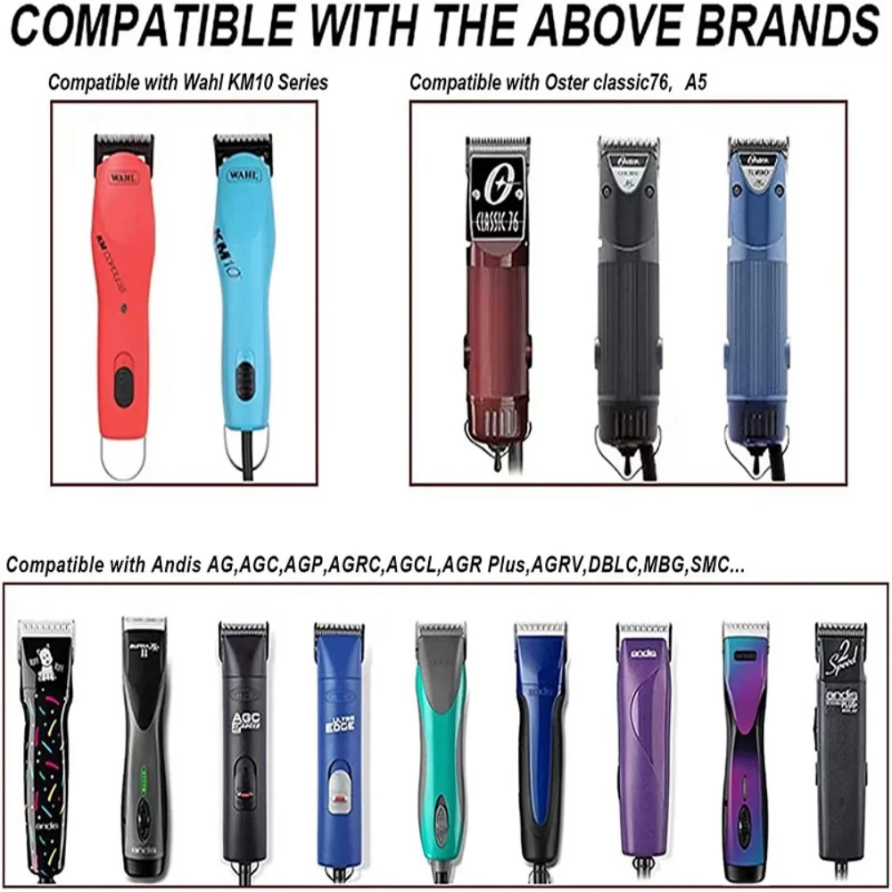 5pcs/lot 18 Teeth Ceramic Cutter Dog Grooming Blade Hair Clipper Blade Ceramic Cutters  Pet Grooming Scissors