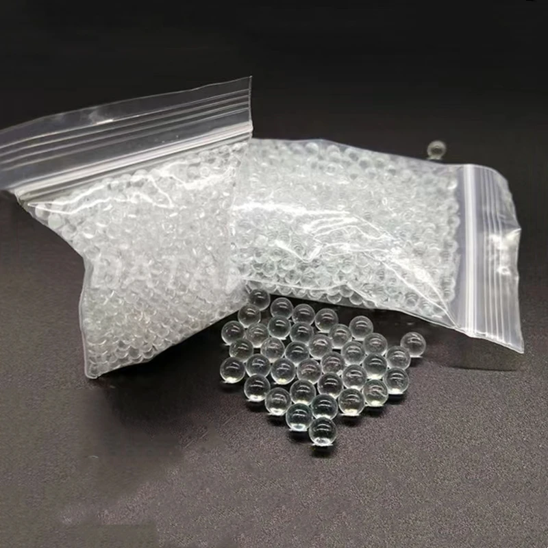 1000pcs/2000pcs Different Size OD 1mm to 8mm Glass Ball Sand Grind Bead for Laboratory Experiments