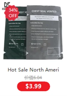 Hot Sale North American Rescue Hyfin Chest Seal Medical Chest Seal Vented