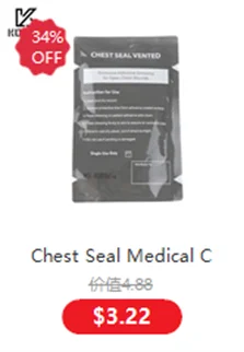 Hot Sale North American Rescue Hyfin Chest Seal Medical Chest Seal Vented