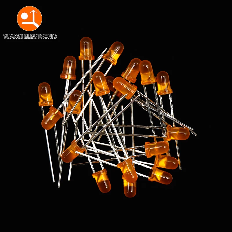 3mm LED Diode F3 Assorted Kit White Green Red Blue Yellow Orange Pink Purple Warm White DIY Light Emitting Diode