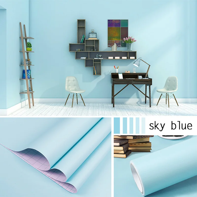 DIY Self Adhesive PVC Wallpapers Renovation Furniture Peel and Stick Kitchen Cabinet Vinyl Waterproof Wall Stickers Home Decors