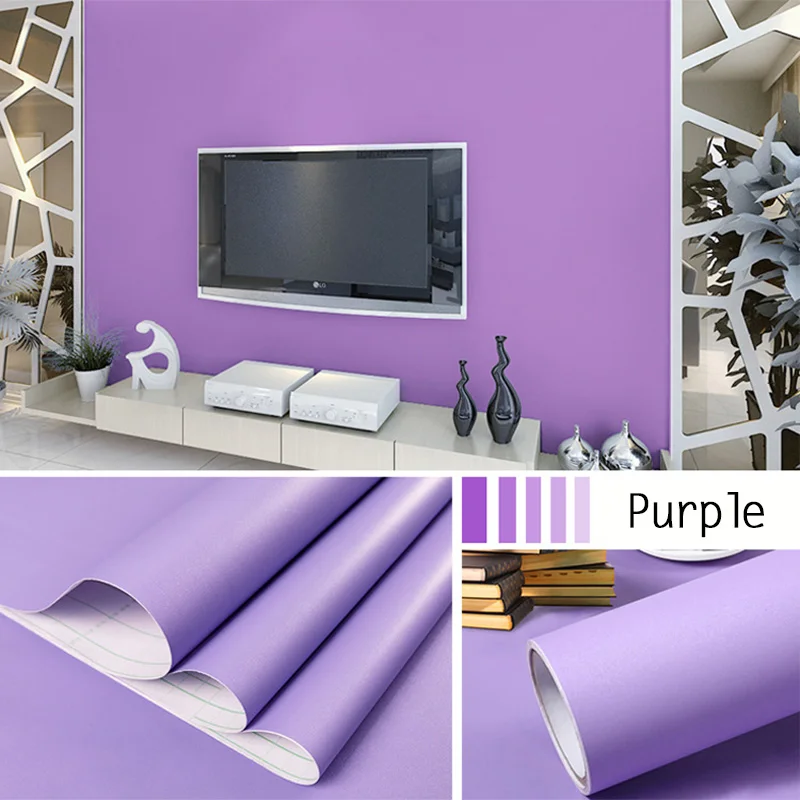 DIY Self Adhesive PVC Wallpapers Renovation Furniture Peel and Stick Kitchen Cabinet Vinyl Waterproof Wall Stickers Home Decors