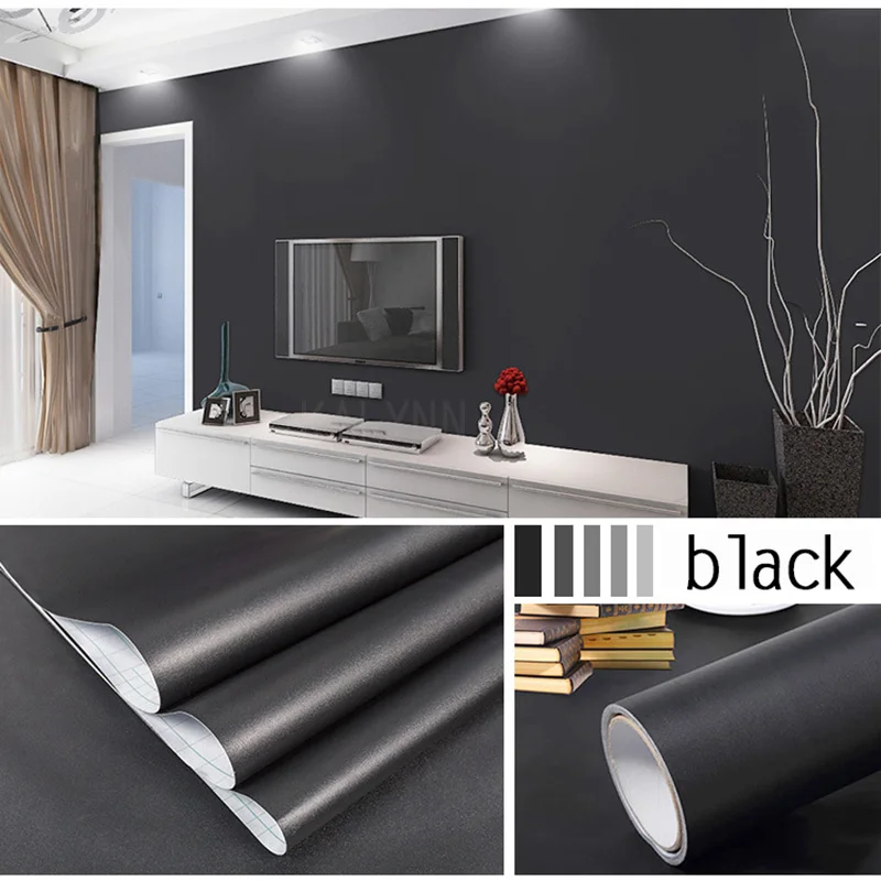 DIY Self Adhesive PVC Wallpapers Renovation Furniture Peel and Stick Kitchen Cabinet Vinyl Waterproof Wall Stickers Home Decors