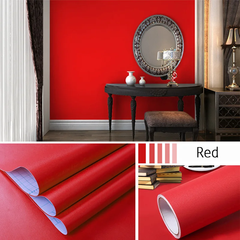 DIY Self Adhesive PVC Wallpapers Renovation Furniture Peel and Stick Kitchen Cabinet Vinyl Waterproof Wall Stickers Home Decors