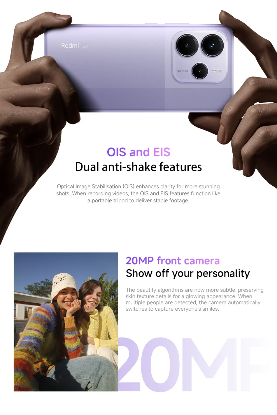 New Xiaomi Redmi Note 14 5G Smartphone Global Version 45W Turbo Charging MTK Dimensity 7025-Ultra CPU NFC 108MP Camera