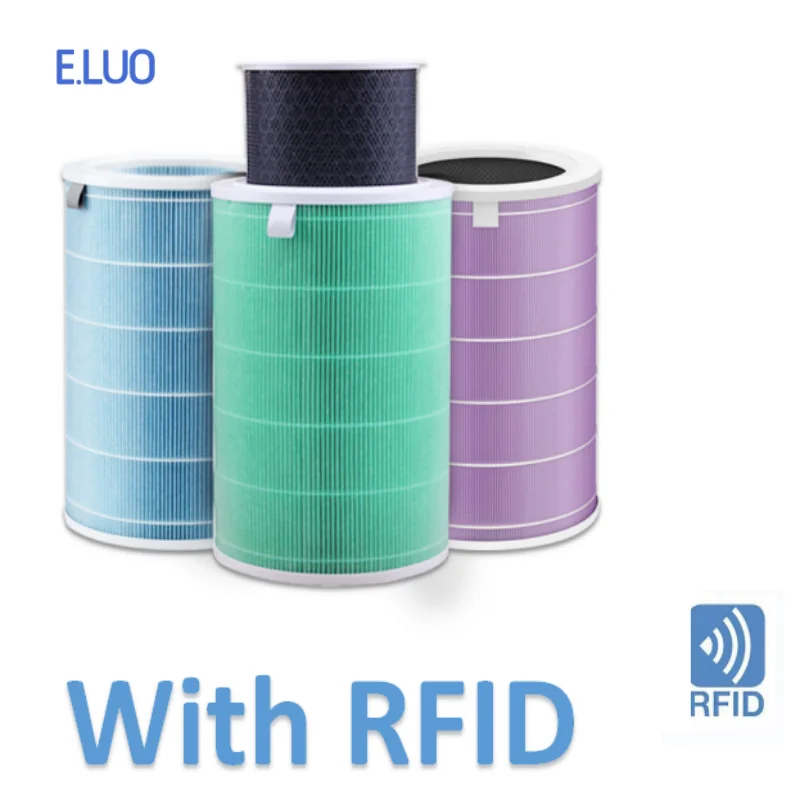 Air Purifier Filter For Xiaomi Air Purifier Mi 2/1/2S/3/ 3H/Pro Air Purifier H13 Carbon HEPA Filter PM2.5 With RFID Replacement