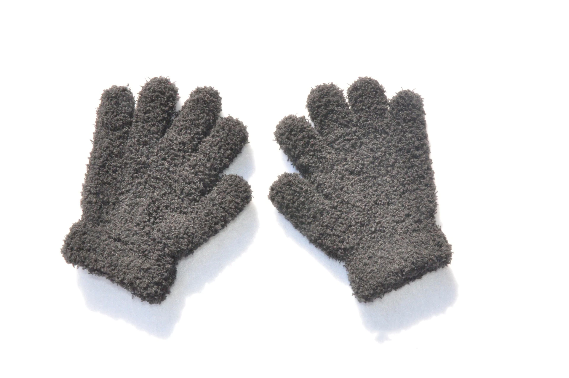 Children Gloves For 3-6 Years Old Winter Kids Coral Fleece Thicken Baby Plush Furry Full Finger Mittens Soft Gloves Keep Warm