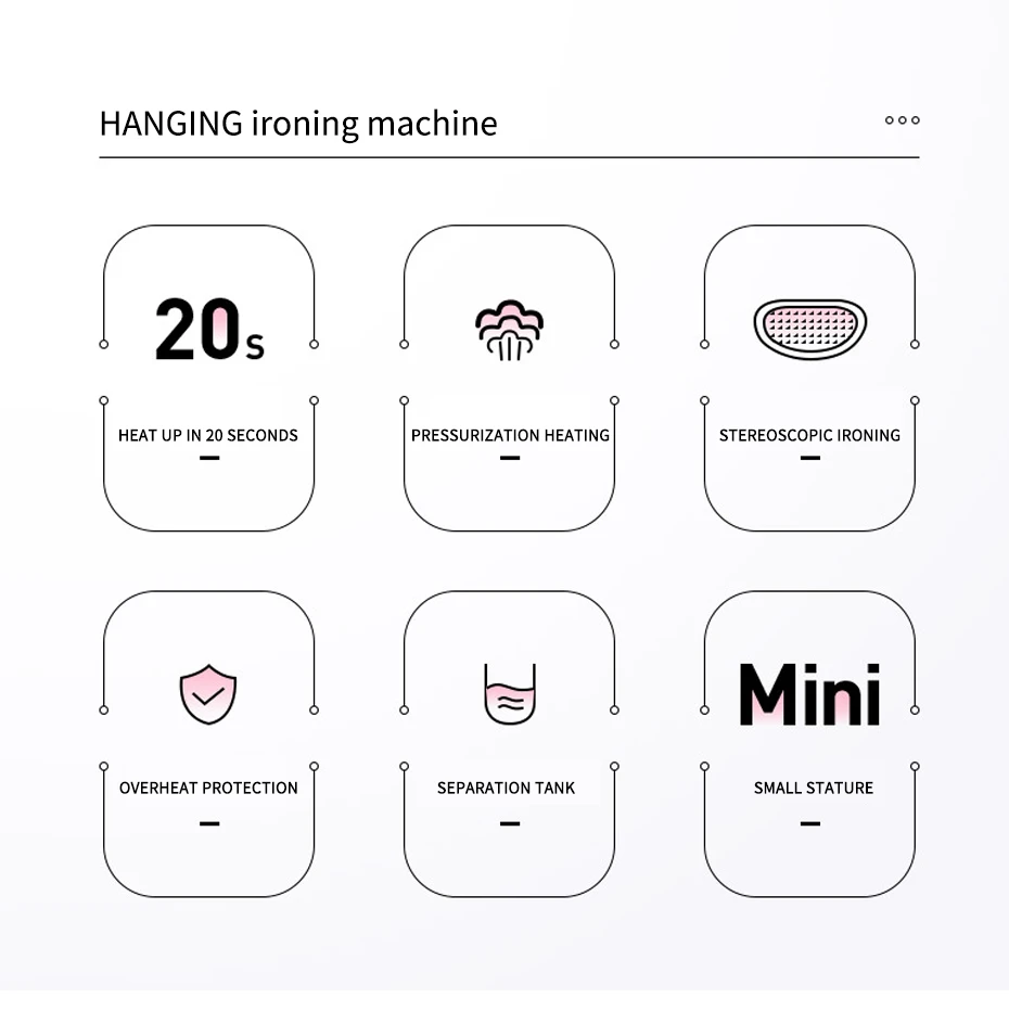 saengQ Handheld Garment Steamer 1500W Electric Household Fabric Steam Iron 280ml Portable Vertical Fast-Heat For Clothes Ironing