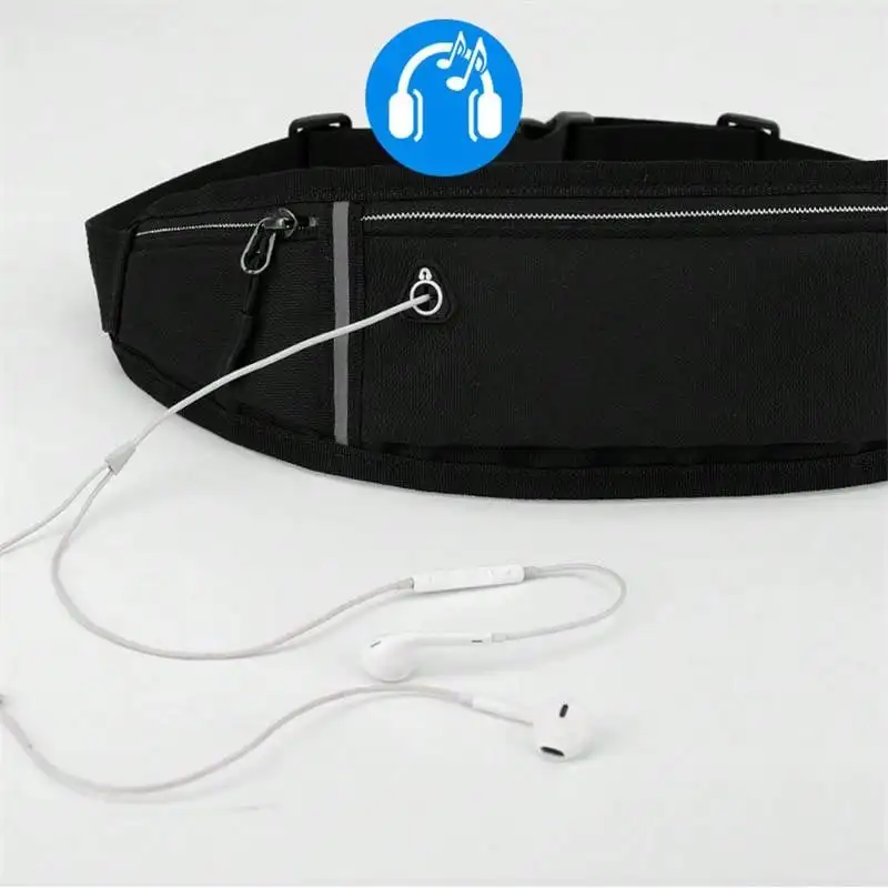 Professional Running Waist Bag Sports Belt Pouch Mobile Phone Case Men Women Hidden Pouch Gym Sports Bags Running Pack