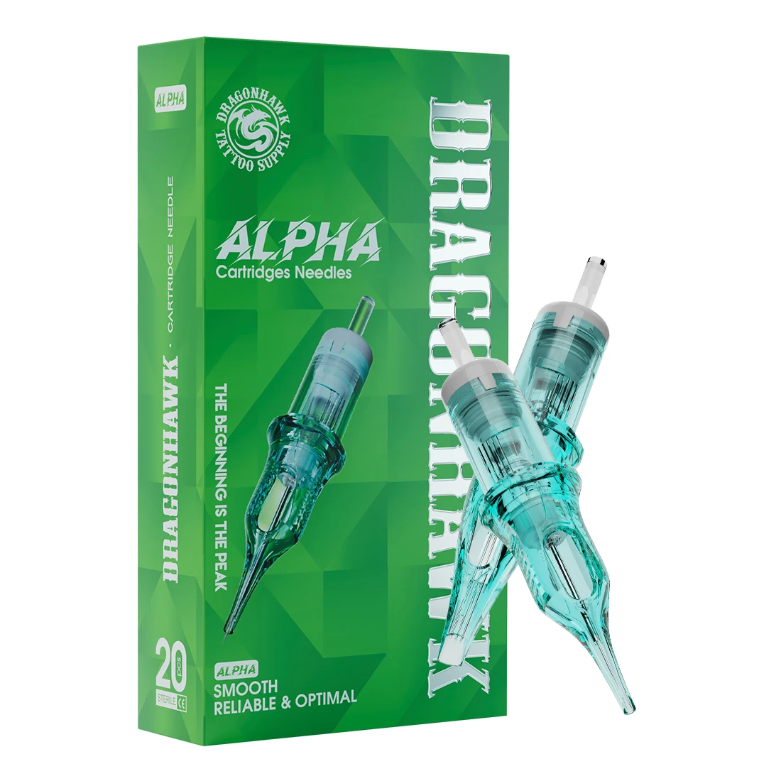 Dragonhawk Body Art Permanent Makeup Tattoo Cartridge Needles Alpah Series Disposable RL/RM/RS/M for Tattoo Machine Gun Supply
