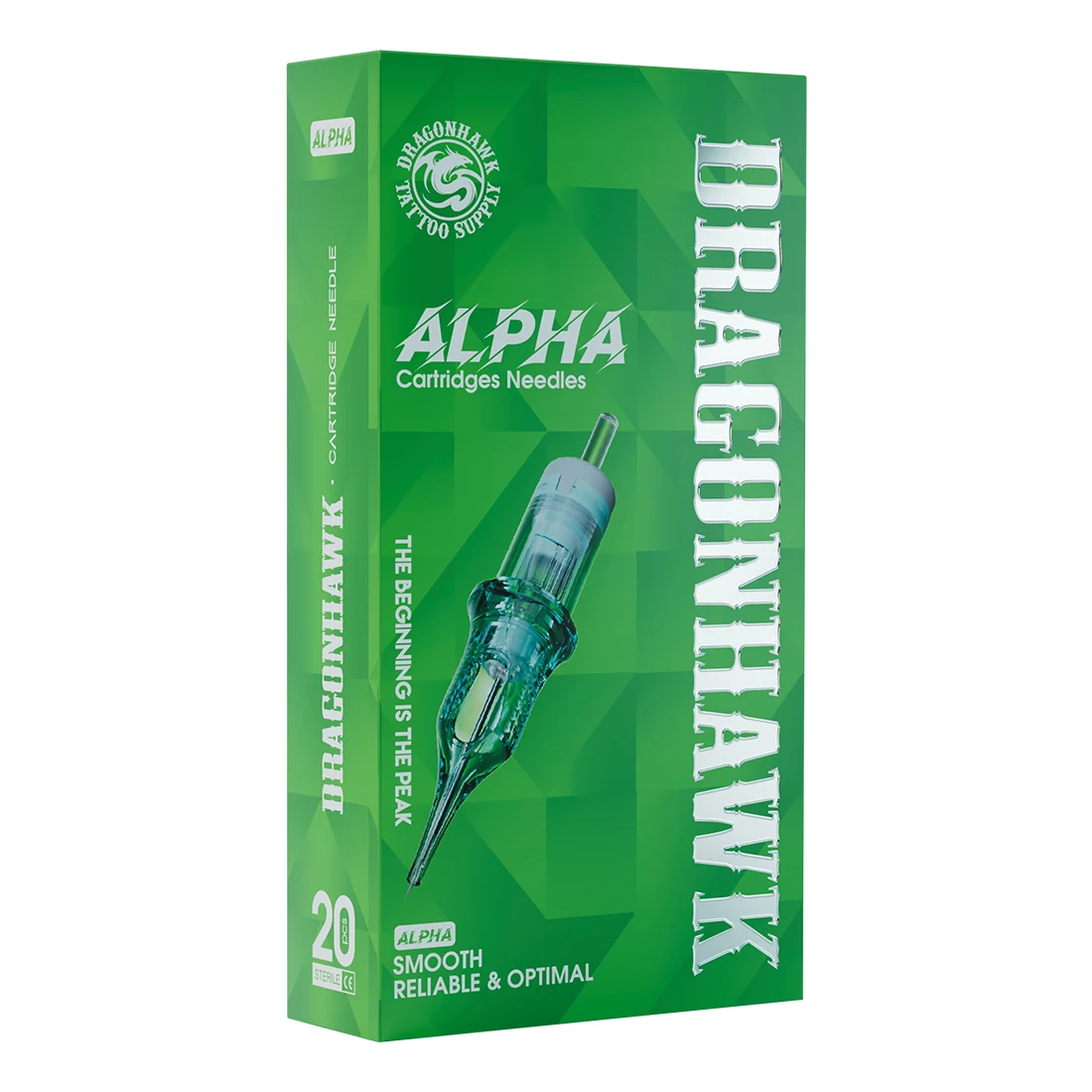 Dragonhawk Body Art Permanent Makeup Tattoo Cartridge Needles Alpah Series Disposable RL/RM/RS/M for Tattoo Machine Gun Supply