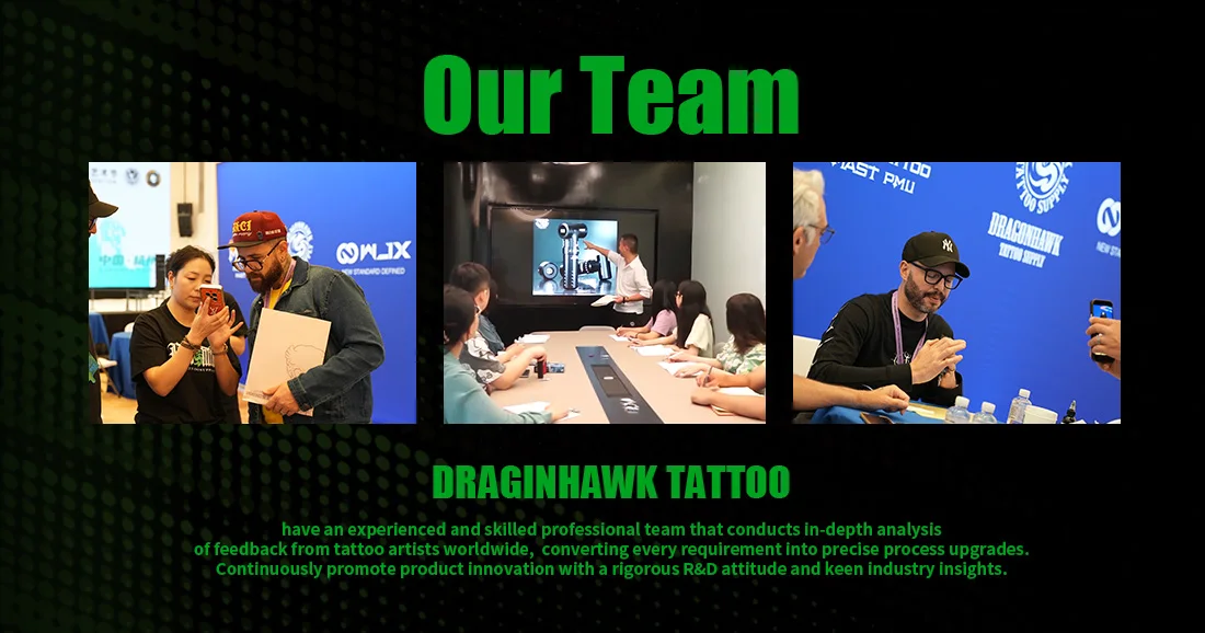 Dragonhawk Body Art Permanent Makeup Tattoo Cartridge Needles Alpah Series Disposable RL/RM/RS/M for Tattoo Machine Gun Supply