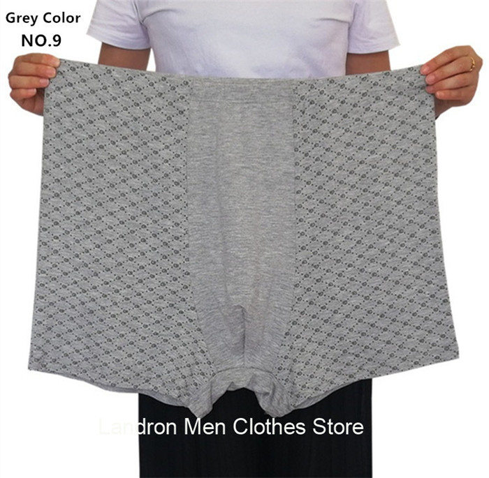 Plus Size 9XL Underwear Men Boxer Para Boxershorts 11XL Shorts Male Bamboo Fiber Loose Soft Large Oversized Modal Underpants