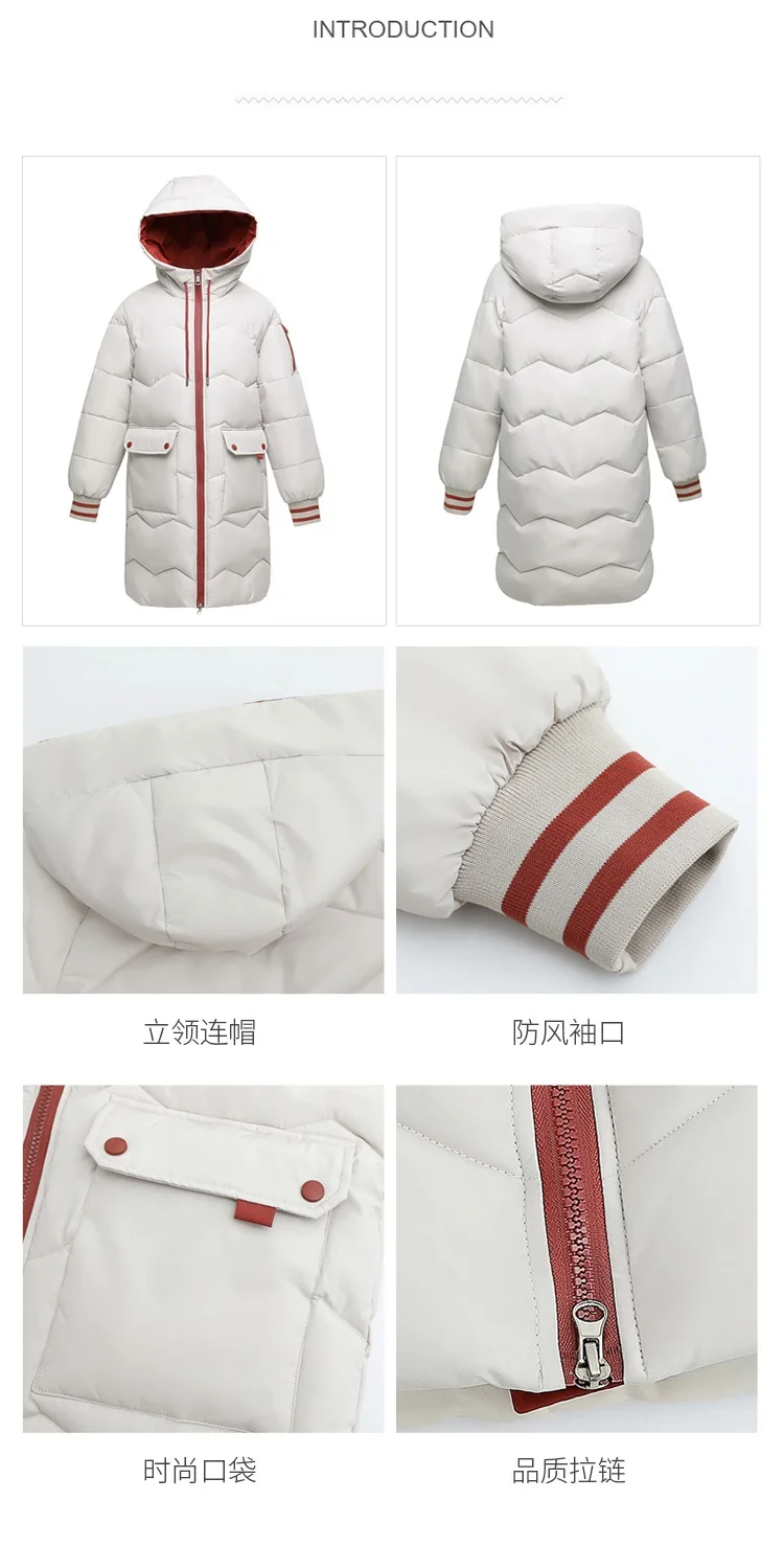 2026 Winter Women Jacket Coats Long Parkas Female Down Cotton Hooded Overcoat Thick Warm Jackets Windproof Casual Student Coat