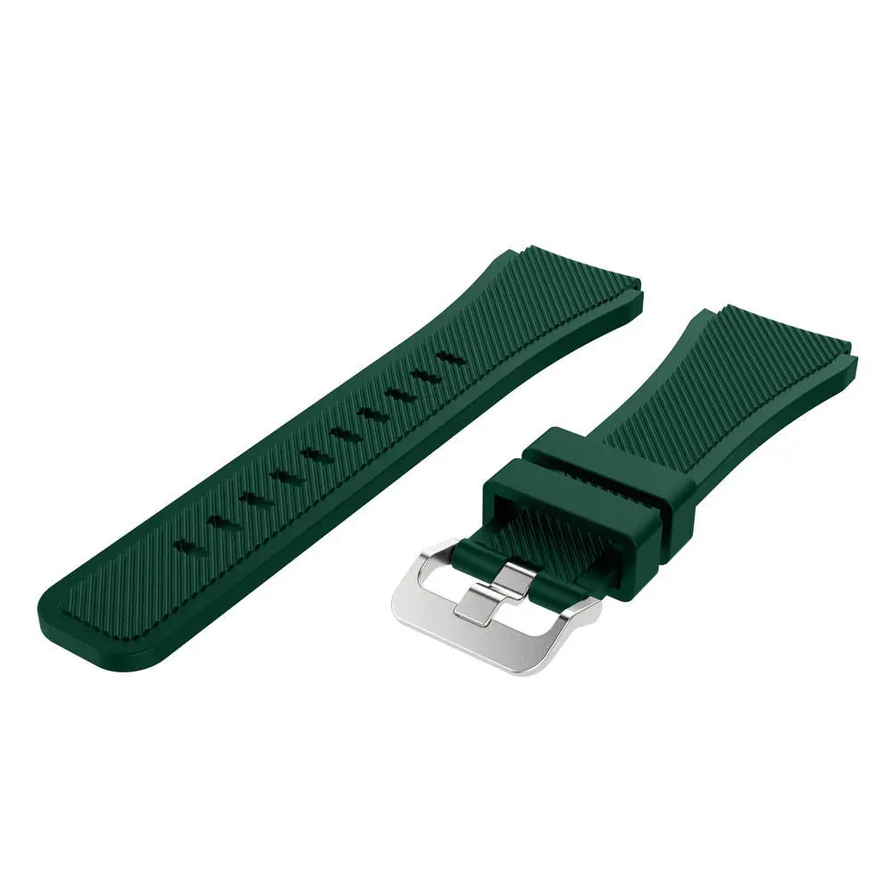 20mm 22mm Band for Samsung galaxy Watch 3 active 2/Gear s3 Frontier 46mm 42mm silicone Sport correa Galaxy watch 4 5 pro strap