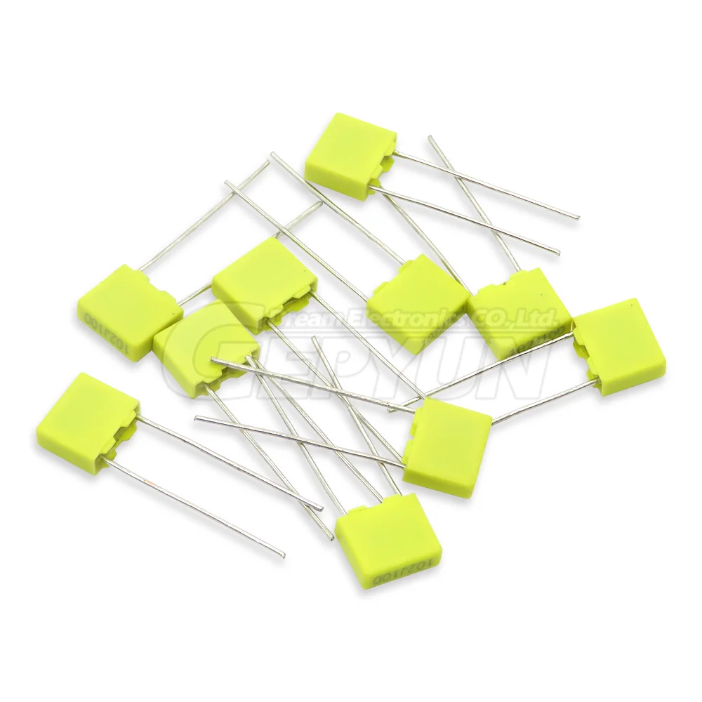20pcs Correction capacitor Polypropylene Safety Plastic Film 100V 1nF ~ 470nF 100nf 220nf 10nf 47nf 22nf 1nf 0.47uf 0.1uf