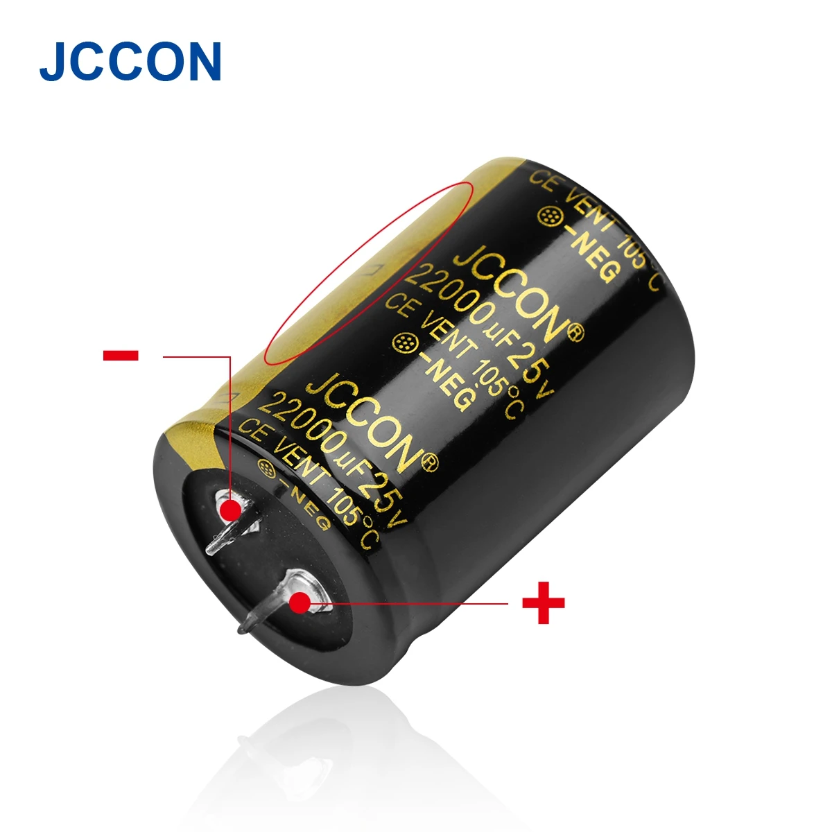 2Pcs JCCON Audio Electrolytic Capacitor 25V 35V 63V 100V 200V 250V 400V 450V 6800UF 10000UF 22000UF For Hifi Amplifier Low ESR