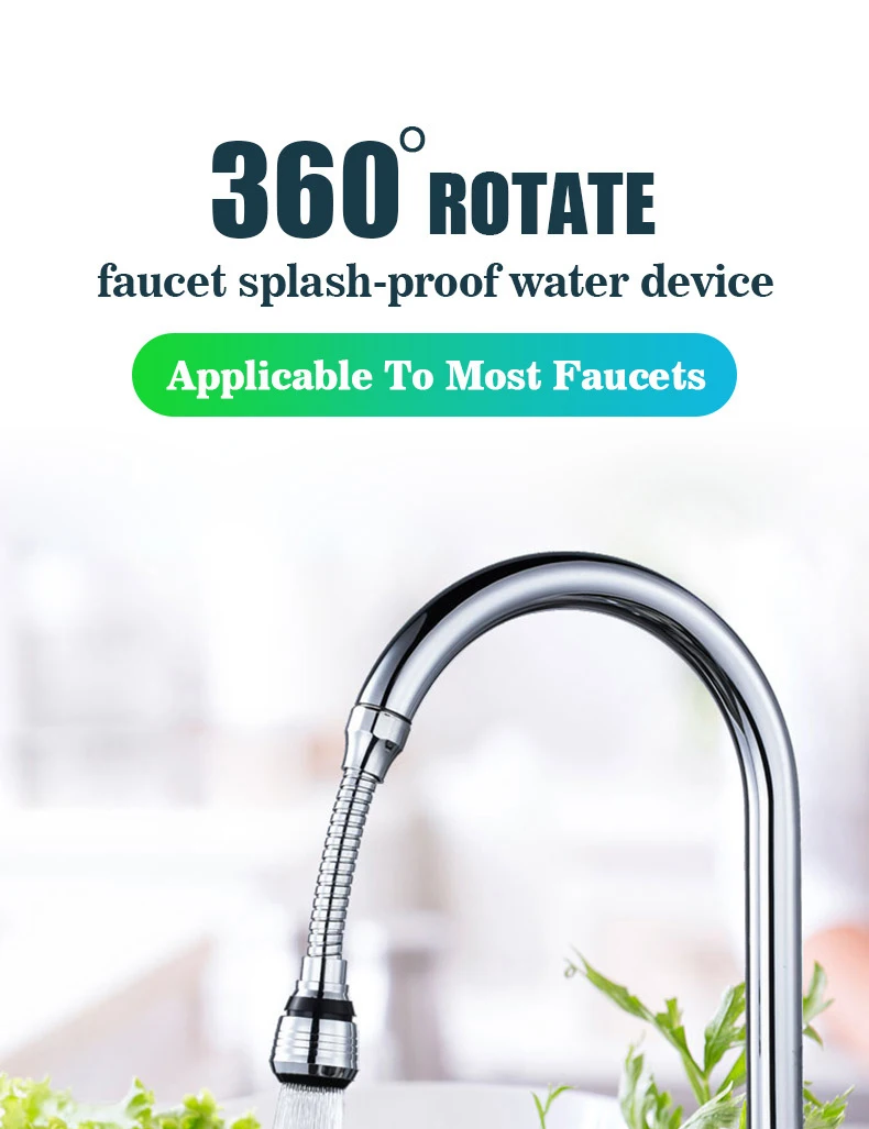 Kitchen Faucet Nozzle Extender Sink Water Tap Nozzle Filter Bubbler Faucet Aerator Attachment Home Bathroom Toilet Accessories