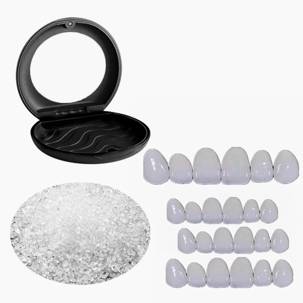Latest Snap on Smile Dental Upper Lower Fake Teeth Cover Perfect Bright Veneers Comfort Fit Flex Dentures Braces Whitening