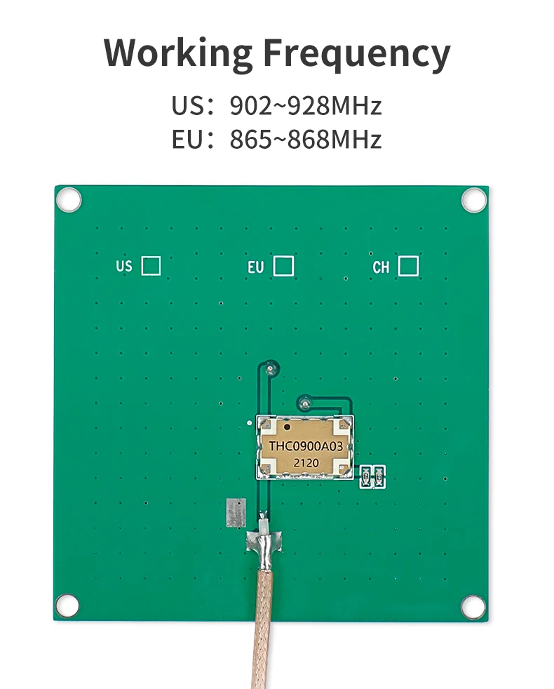 UHF RFID Circular Ceramic Antenna Use for Access Control UHF RFID Reader Small Antenna with SMA MMCX TNC for UHF RFID Reader